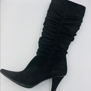 Black high boots